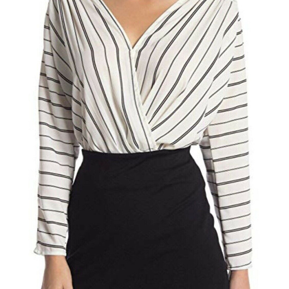 NWT ASTR Crossover V Neck Bodysuit NEW!! - Picture 2 of 6